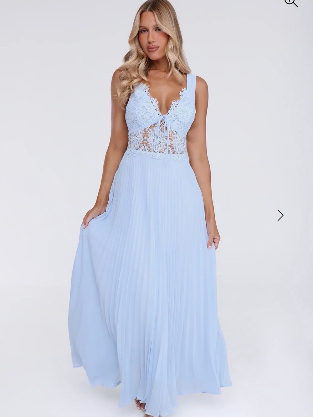 Hello Molly Pretty in Daylight Maxi Dress Blue